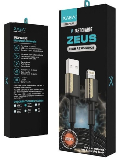 [CABX0810416] CABLE USB LIGHTNING MODX-104C - ZEUS - XAEA - DORADO