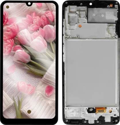 [10218] PANTALLA COMPLETA S A32 4G CON MARCO NEGRO INCELL