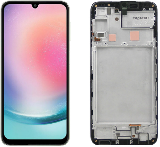 [9709] PANTALLA COMPLETA S A24 4G C/MARCO OLED NEGRO