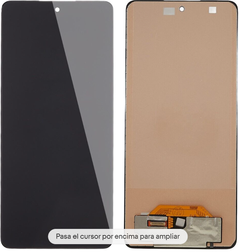 [9746] PANTALLA COMPLETA S A73 5G A736 SIN MARCO INCELL NEGRO
